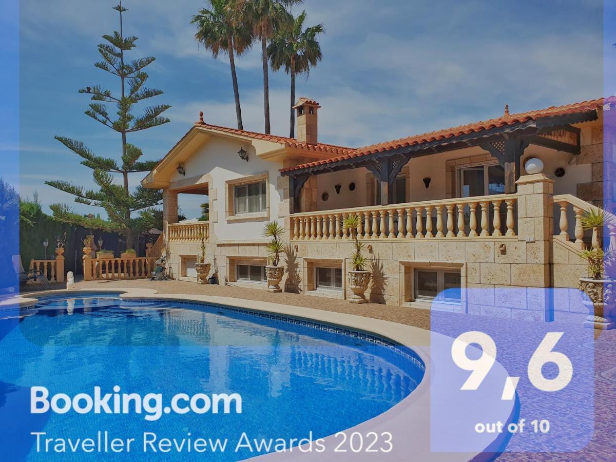 Villa Tres Palmeras En Alfaz Del Pi , Albir, Benidorm L'Alfas del Pi Ngoại thất bức ảnh